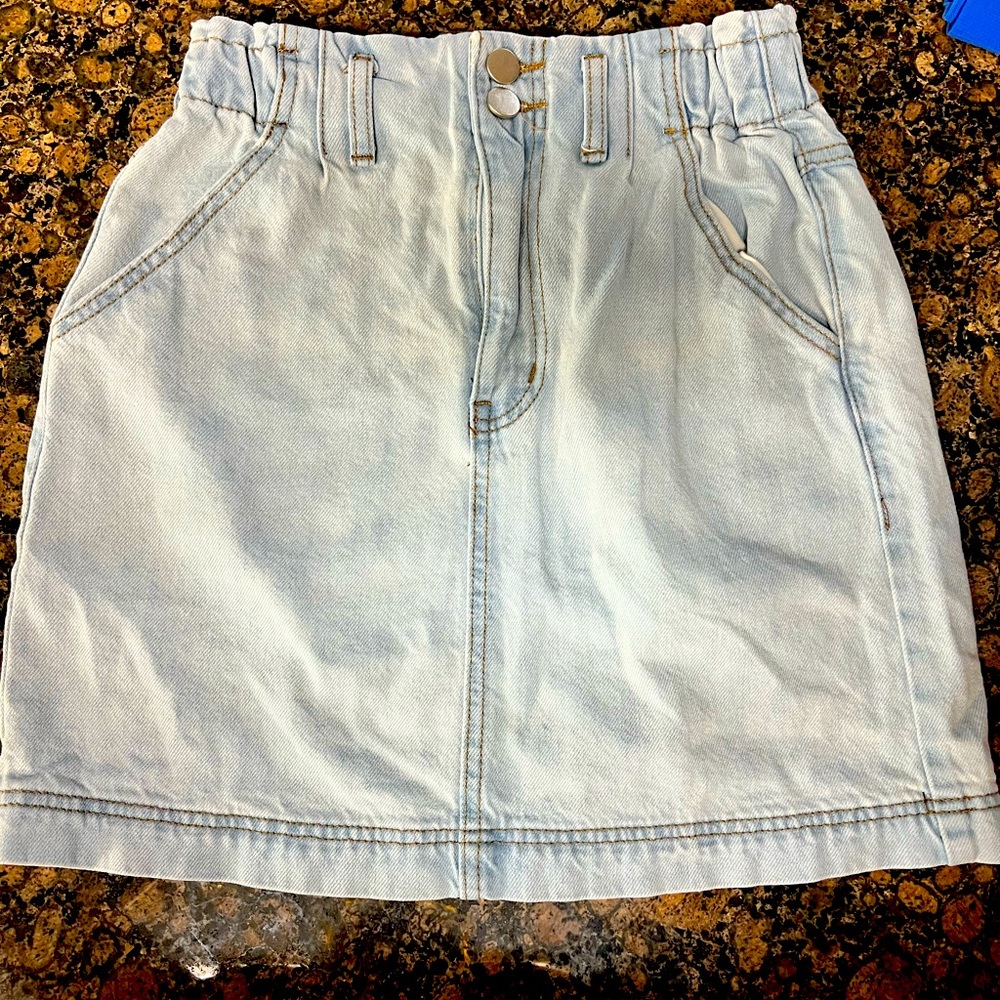 Jean Mini Skirt